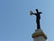 Statue of Medea in the top of a column to Batumi in Georgia.