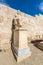 The statue of Menander - the dramatist of the ancient world in Acropolis, Athens, Greece