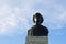 The Statue of Mihai Eminescu,situated in Constanta, Romania.