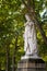 Statue of Montesquieu in the garden of the Place des Quinconces in Bordeaux