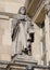 Statue of Montesquieu on the Louvre building, Paris