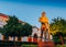 Statue and monument to the Torero Curro Romero, Sevilla.