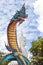 Statue of Naka Buddha and large Buddha statue at Mukdahan Province,Big Buddha Wat Phu Manorom Mukdahan Thailand