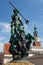 Statue of Neptun on Stary Rynek town square in Poznan, Poland