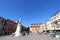 Statue of Niccolo Tommaseo monument in Venice, Italy