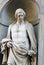 Statue of Nicola Pisano in Uffizi Colonnade, Florence
