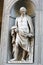 Statue of Nicola Pisano in Uffizi Colonnade, Florence