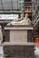 The Statue of the Nile God, an Ancient Roman marble statue located at Piazzetta Nilo, Naples, Italy