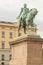 Statue of Norwegian King Karl Johan XIV in Oslo