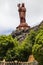 Statue of Notre-Dame de France in the city of Le Puy-en-Velay -