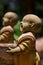 Statue of novices in Wat Umong Chiang Mai. Thailand