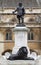 Statue of Oliver Cromwell at Westminster in London