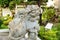 Statue of one of the gods of the wat arun temple, Thailand