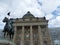 Statue of Ottone I in front of the chancellery of Bavaria to Munich in Germany.