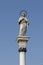 Statue of Our Lady of the Immaculate Conception in the middle of square in front of the monastery Jasna Gora Monastery -