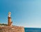 Statue overlooking Adriatic sea