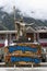 Statue of Pachacuti in Aguas Calientes, Peru