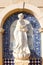 Statue in Palace of Estoi, a work of Romantic architecture