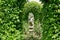 Statue in Pallavicino botanical garden. Stresa, Piedmont, Italy.