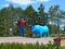 Statue of Paul Bunyan, Legendary Lumberjack - Bemidji MN