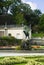 Statue of Pegasus the Mirabell Gardens in Salzburg Austria