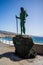 Statue of Pelinor (mencey), one of the great leaders of the Guanche aborigines in the Canary Islands