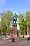 Statue of Peter the Great in Kronstadt.