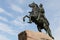 Statue of Peter the Great in the Senate Square, St. Petersburg