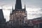 Statue of Philip Benizi on the Charles Bridge. Prague,Czech Republic