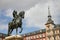 Statue of Philip III on the Plaza Mayor of Madrid