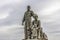 A statue of a Polish immigrant family on the foreshore in HUll