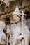 Statue of Pope Sylvester at Notre Dame, Paris