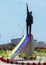 Statue of the President of Venezuela, Hugo Rafael Chavez Frias