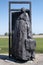 Statue of a proud fisherwoman made by Kiny Copinga called \\\'No Turning Back\\\' in the Netherlands