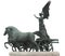 statue of the quadriga with angel which symbolizes the Unit of