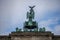 Statue Quadriga on Brandenburg gate in Berlin