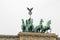 Statue Quadriga on Brandenburg gate in Berlin