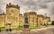 Statue of Queen Victoria in front of Windsor Castle