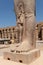 The statue of Ramses II with his daughter Merit-Amon in the temple of Amun-RA in Karnak, Luxor, Egypt