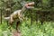 Statue of realistic prehistoric dinosaur
