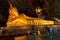 Statue of Reclining Buddha, Phang Nga, Phuket island, Thailand.