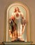 Statue of Risen Jesus Christ in Church of St. Paul in Piraeus Greece