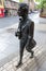 Statue of Robert Fergusson in Edinburgh, Scotland