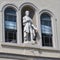 Statue of Robert Fulton at the Fulton Theatre, located in downtown Lancaster. PA.