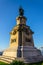 Statue of Roger de Lauria on Mediterranean balcony in Tarragona, Spain