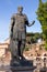 Statue of Roman emperor Julius Caesar in Rome Italy