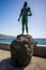 Statue of Romen (mencey), one of the great leaders of the Guanche aborigines in the Canary Islands