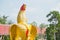 Statue of Rooster at Samut Sakhon. Golden Rooster is symbol of w
