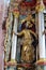 Statue of saint on the altar in Church of Our Lady of snow in Kamensko, Croatia