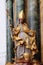 Statue of Saint, Altar in Collegiate church in Salzburg